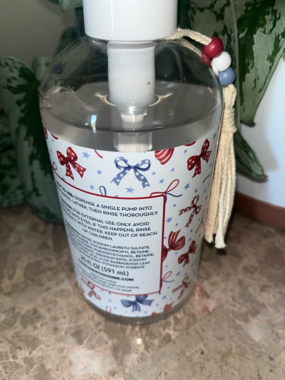 Sand + Fog Patriotic Ribbons Vanilla Musk Scented Hand Soap New Sealed - Picture 10 of 10